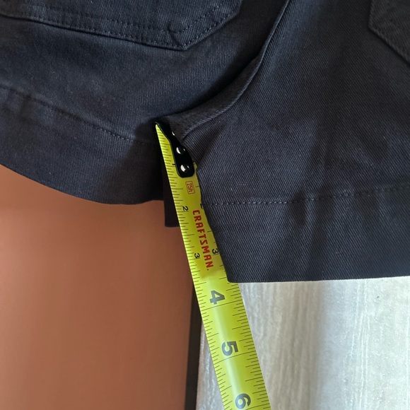 Everlane The Utility‎ Short Organic Cotton Twill High Rise Black NEW Size 2 - Picture 9 of 9